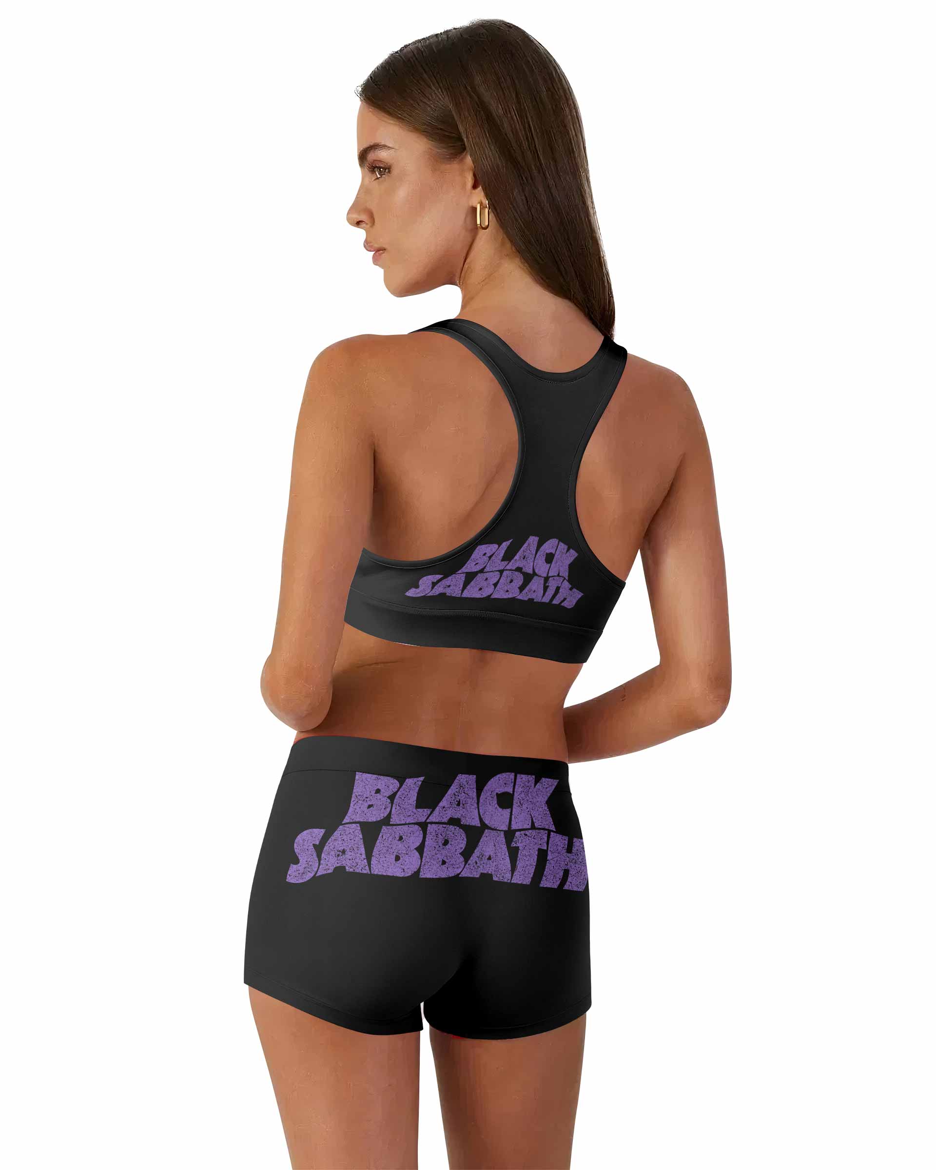 Black Sabbath Lord of This World Women's Workout Set - back lifestyle view