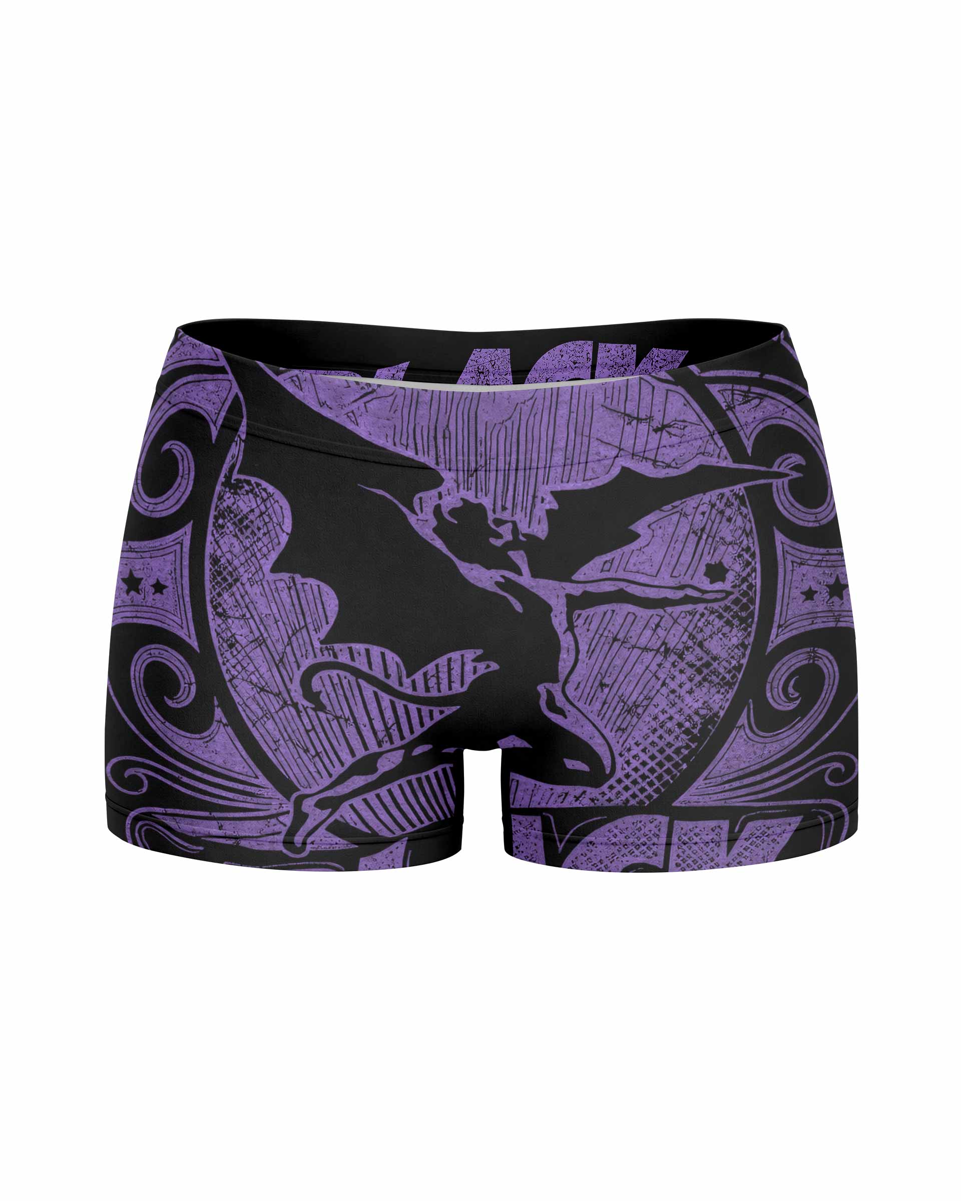 Black Sabbath Lord of This World Women's Yoga Shorts - front view mockup