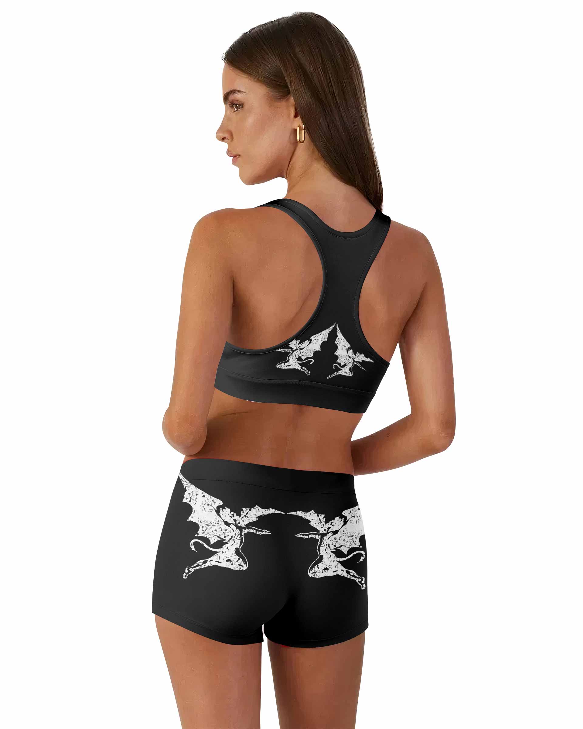 Black Sabbath Sabbath Bloody Sabbath Women's Workout Set - back lifestyle view