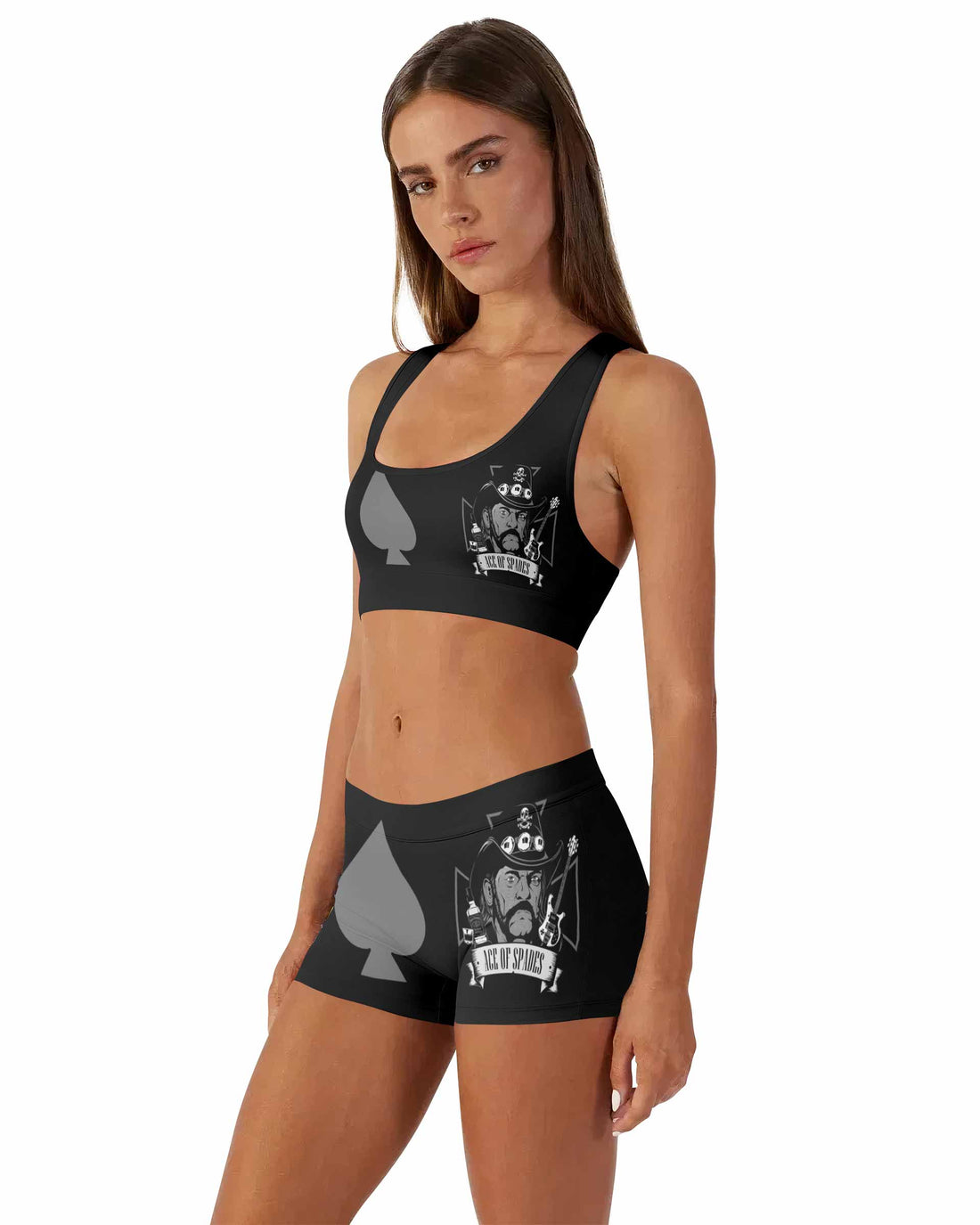 Motörhead Ace of Spades Women's Workout Set - front lifestyle view