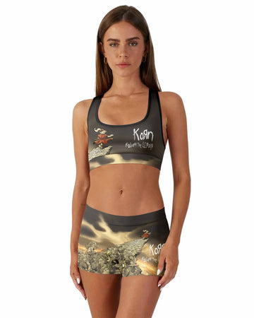 Korn Follow the Leader Women's Workout Set - front lifestyle view
