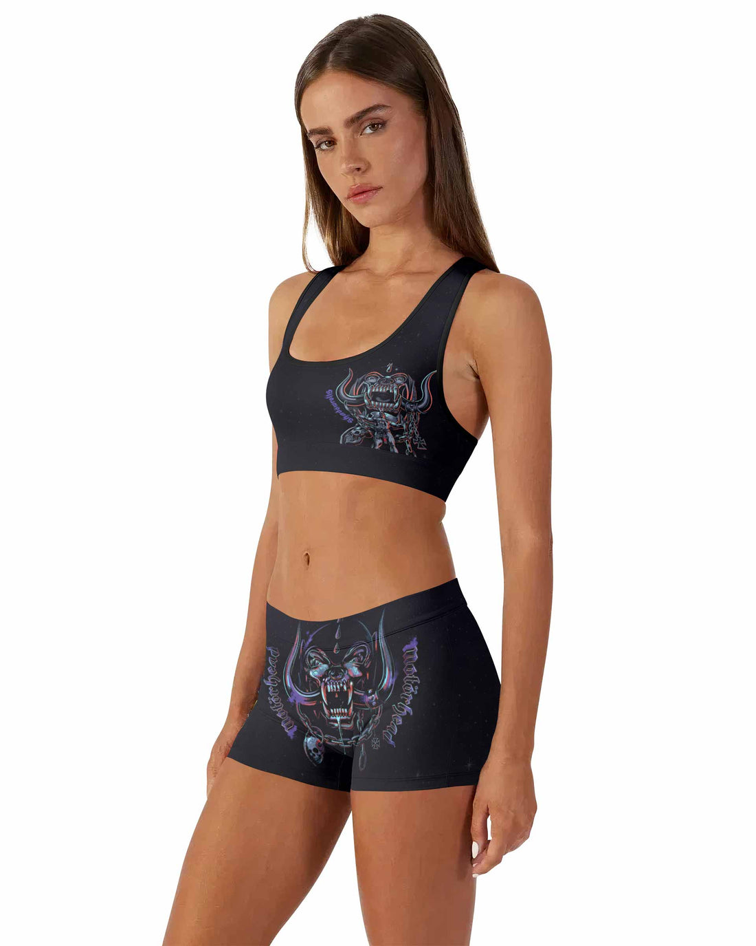 Motörhead England 1978 Women's Workout Set - front lifestyle view