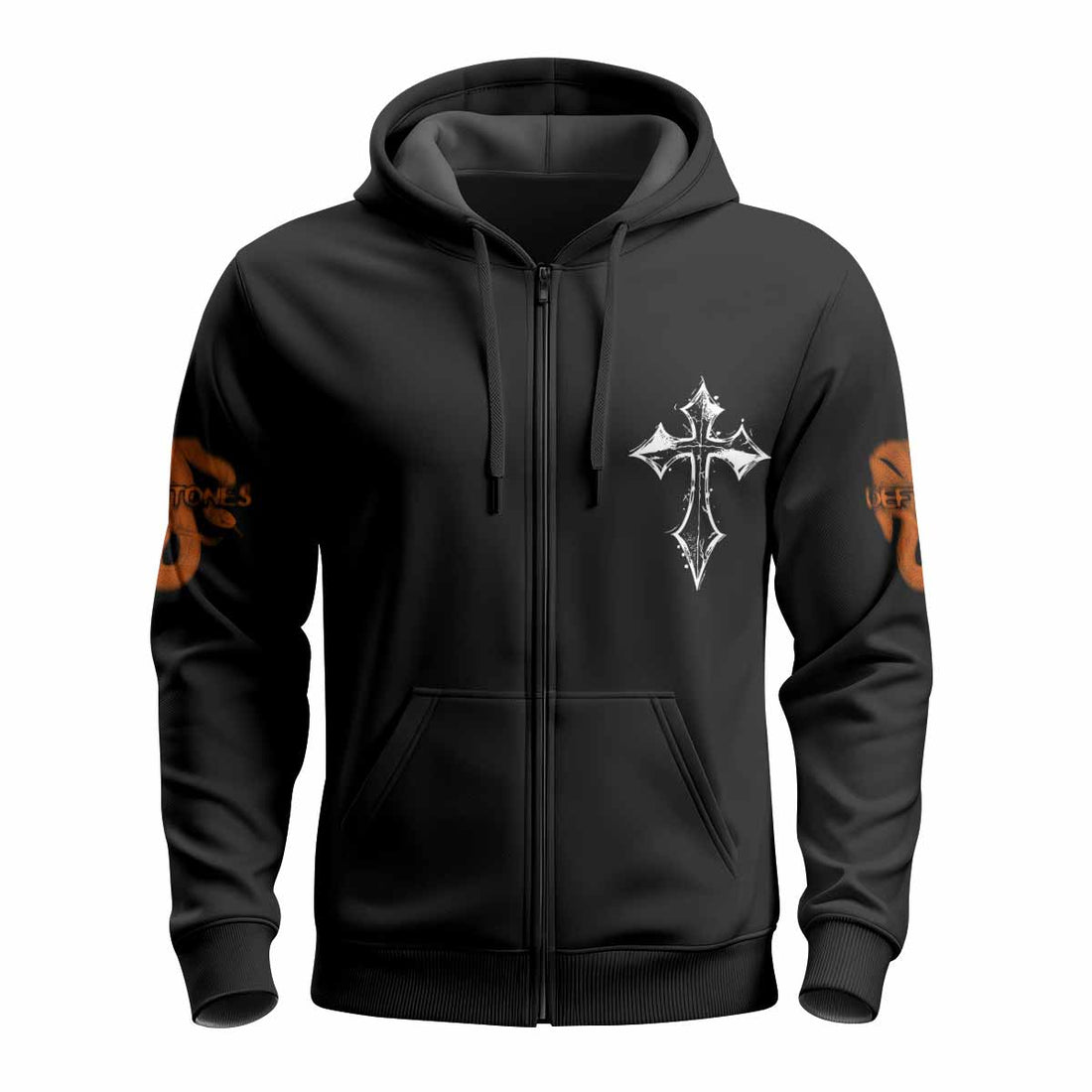 Deftones Etombed Zip Up Hoodie - men's lifestyle view