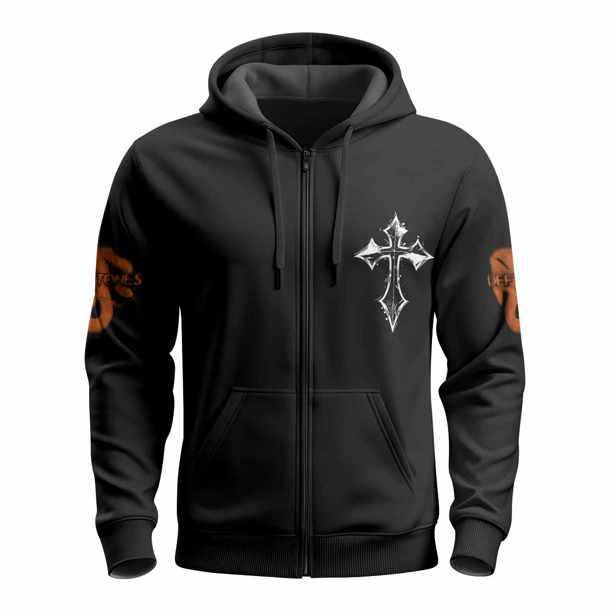 Deftones Etombed Zip Up Hoodie - front view mockup