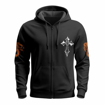 Deftones Etombed Zip Up Hoodie - front view mockup