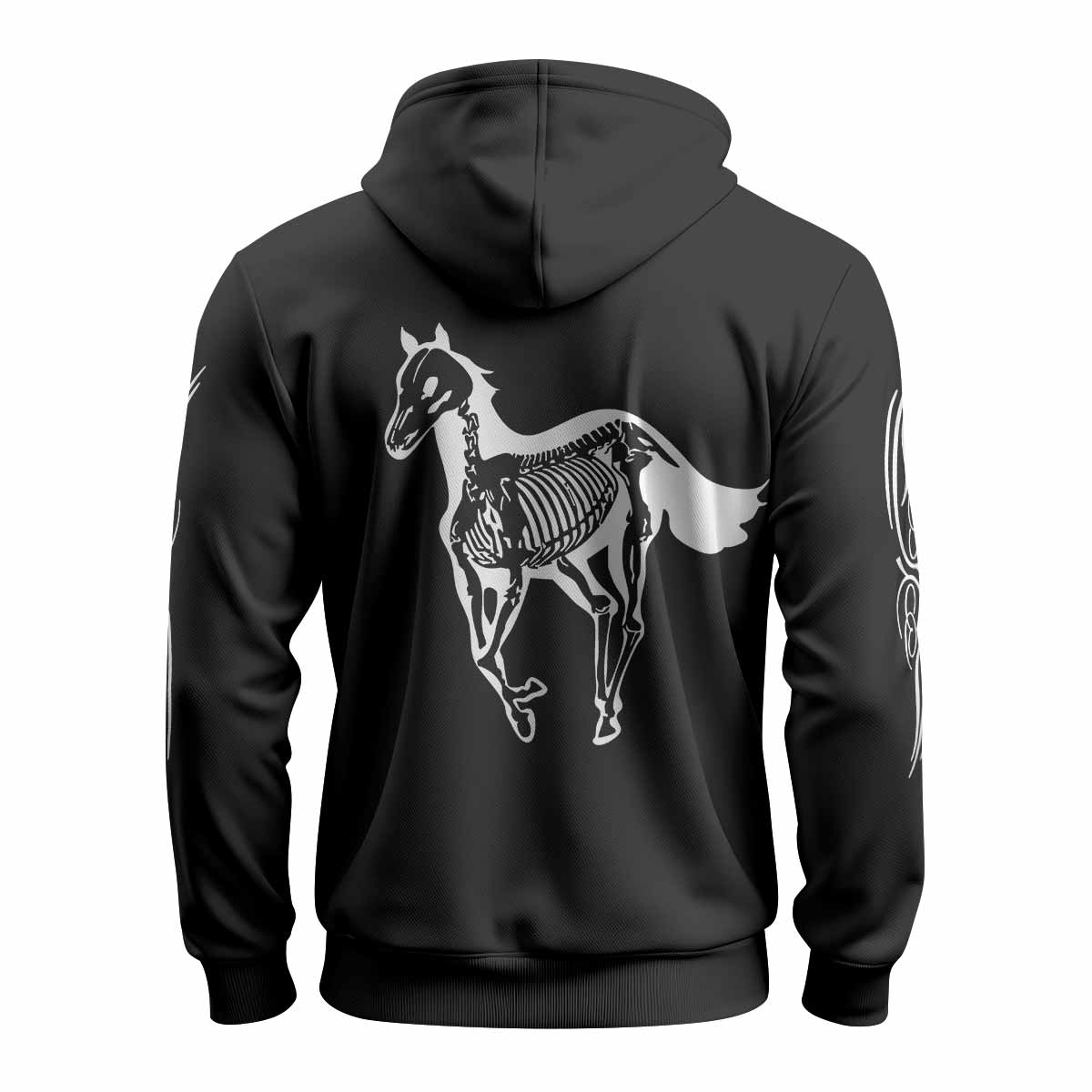 Deftones Sacramento Zip Up Hoodie - back view mockup
