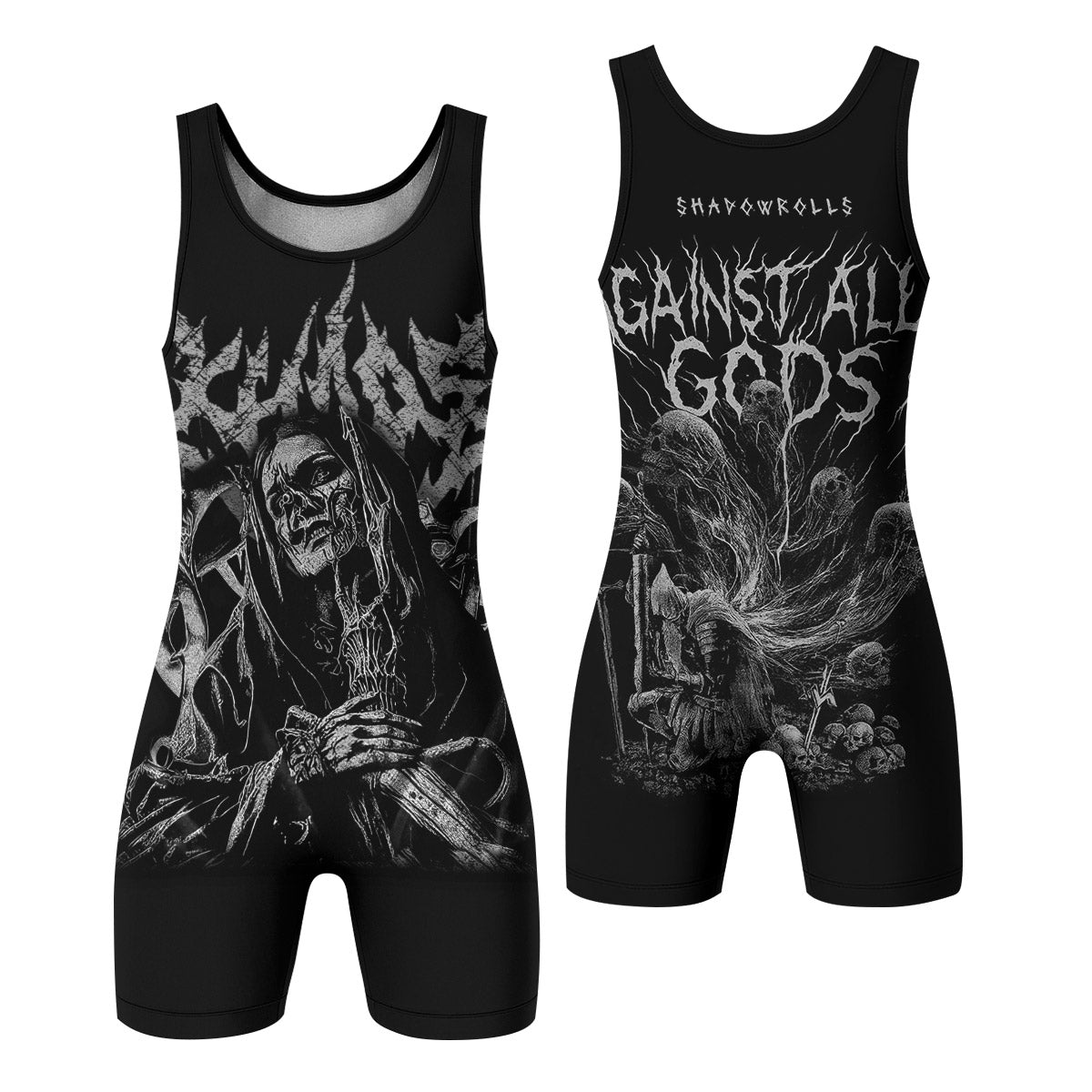 Against All Gods Wrestling Singlet