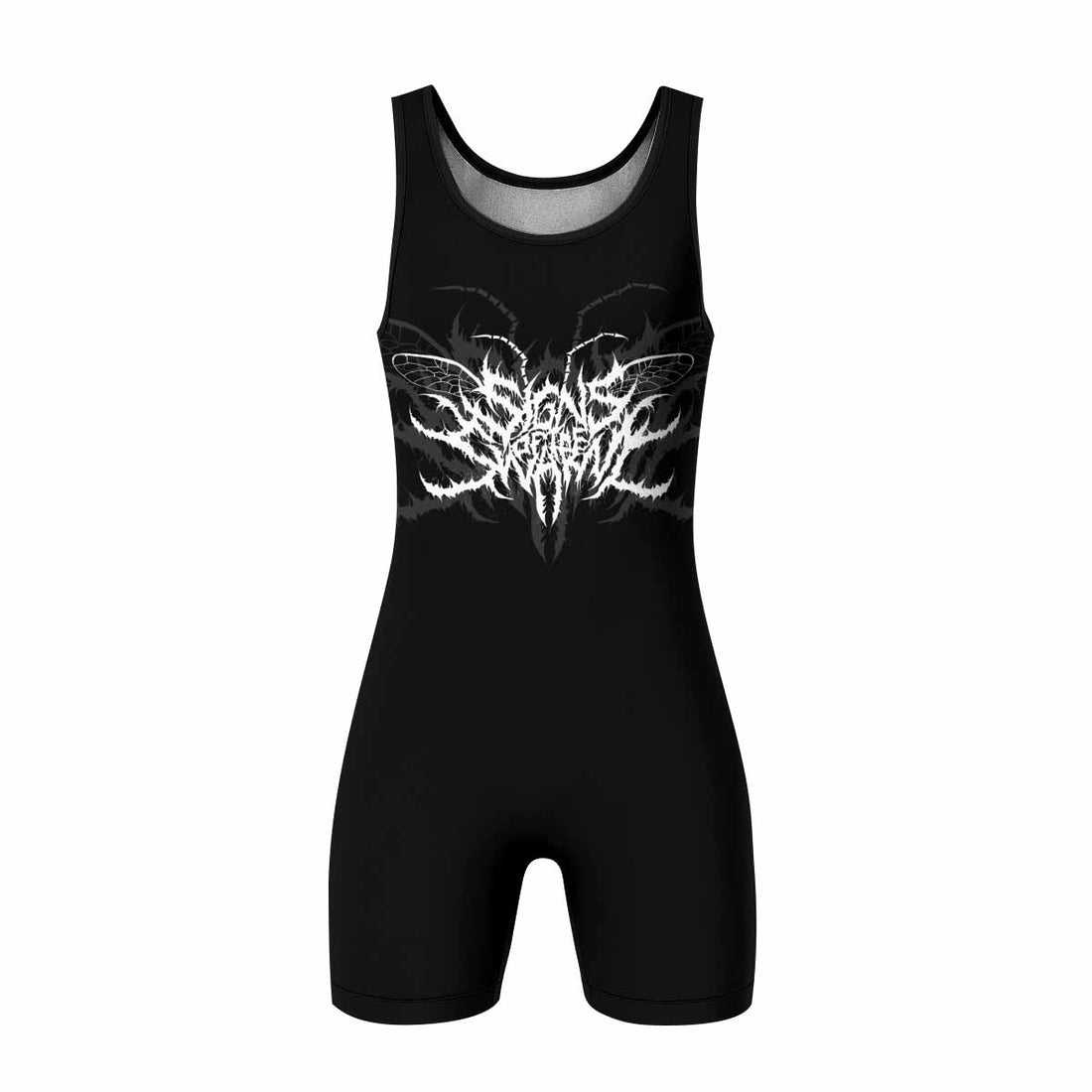 Angelmaker Demon Wrestling Singlet - front and back view