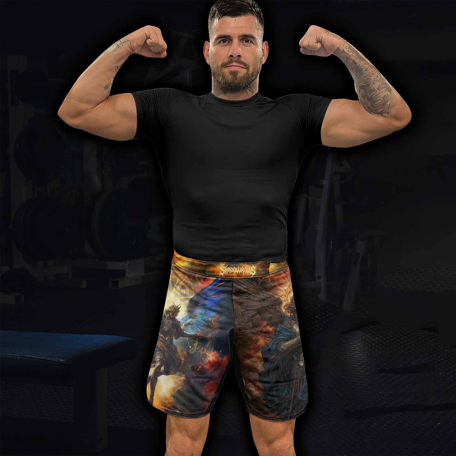 Archangel Michael Fight Shorts - lifestyle view