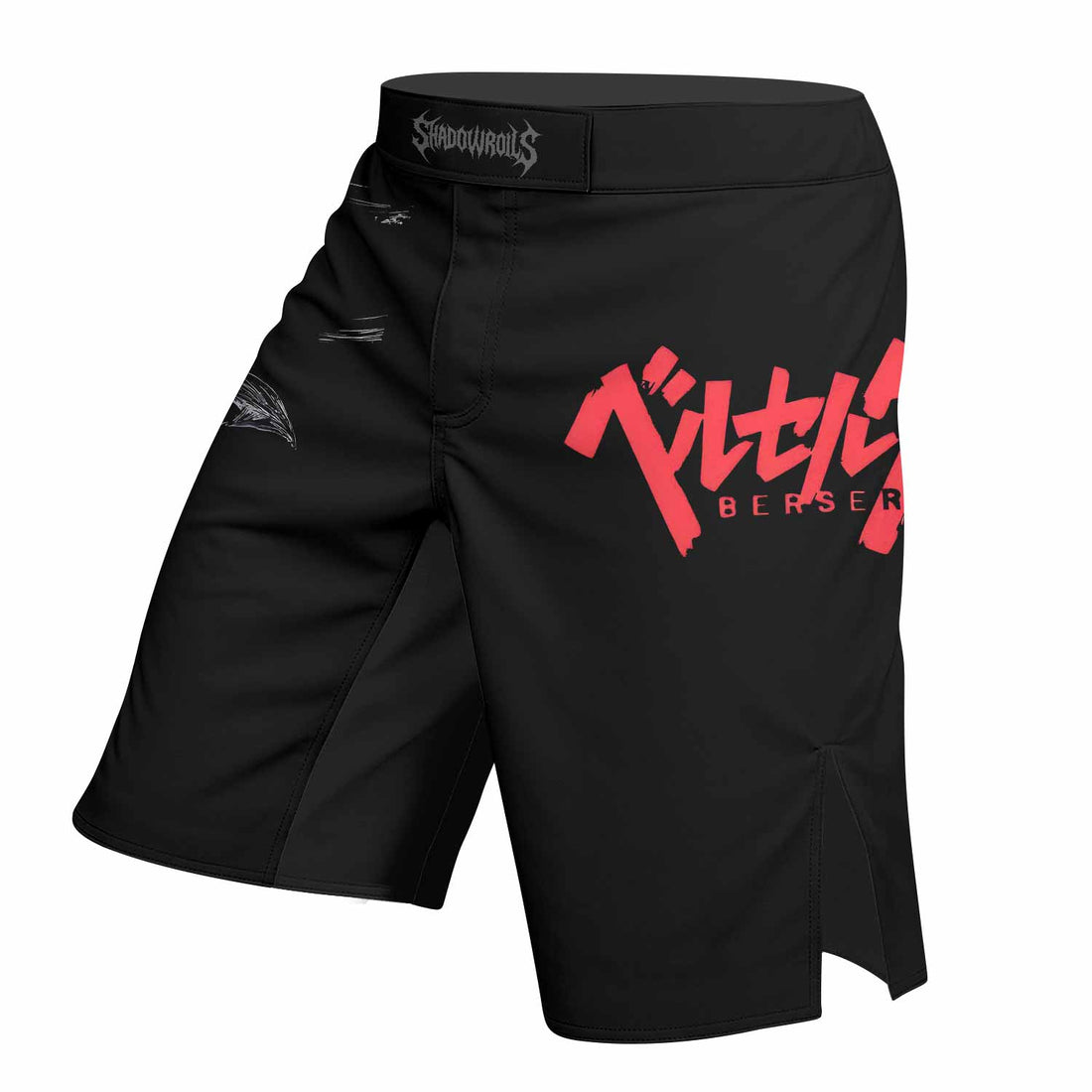 Beast of Darkness Fight Shorts - right side mockup