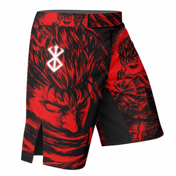 Berserk Guts Mixed Martial Arts Shorts - right side mockup