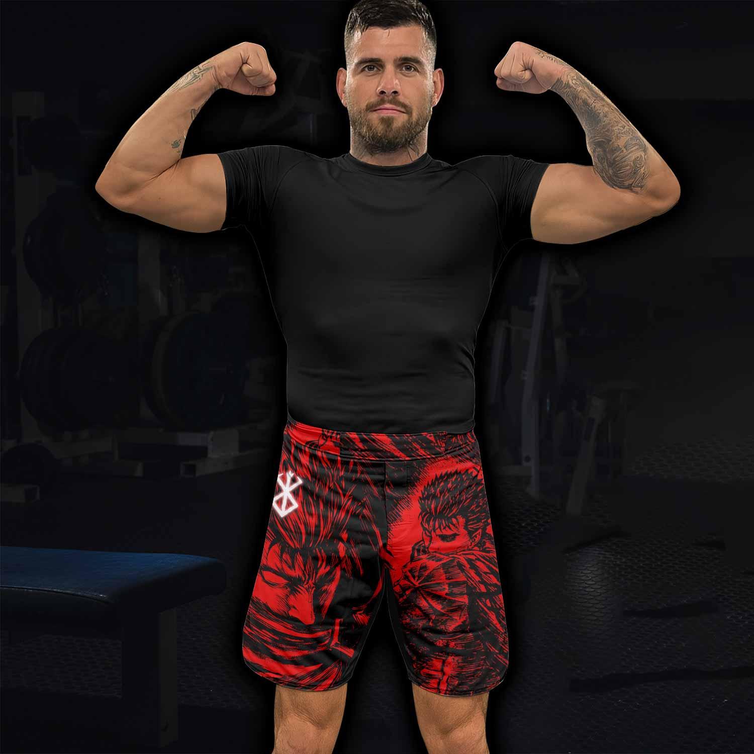 Berserk Guts Mixed Martial Arts Shorts - lifestyle view