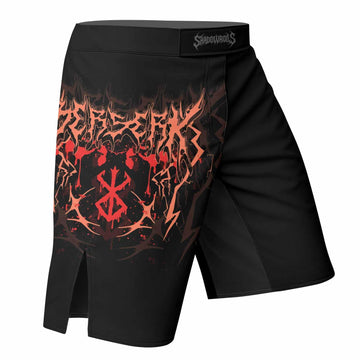 Berserker's Oath Mixed Martial Arts Shorts - right side mockup