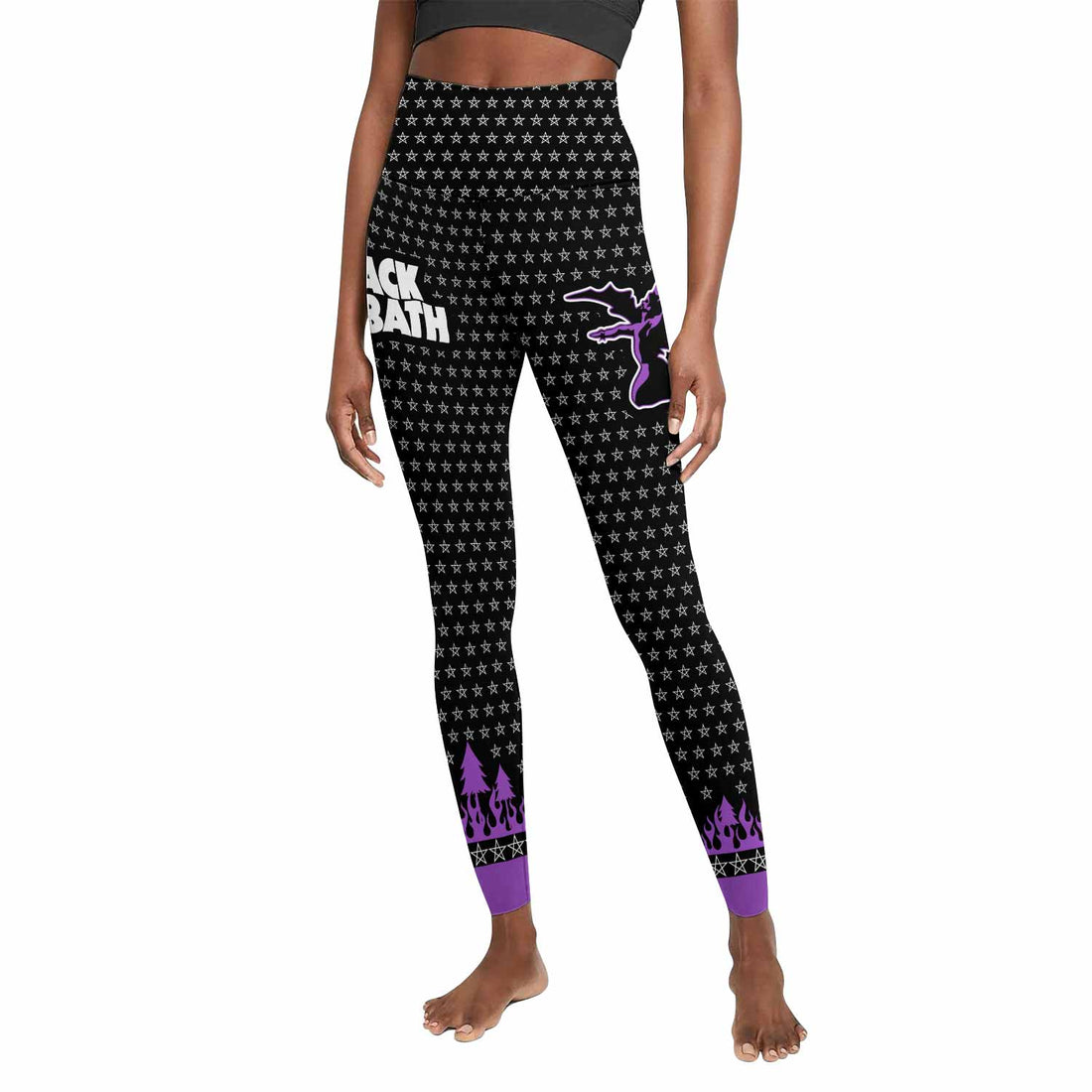 Black Sabbath Women's Leggings - front and back view