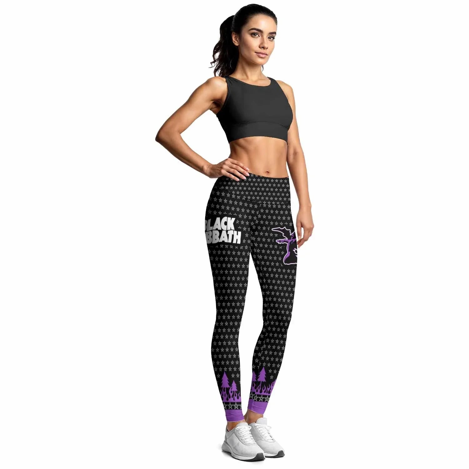Black Sabbath Women's Leggings - lifestyle view