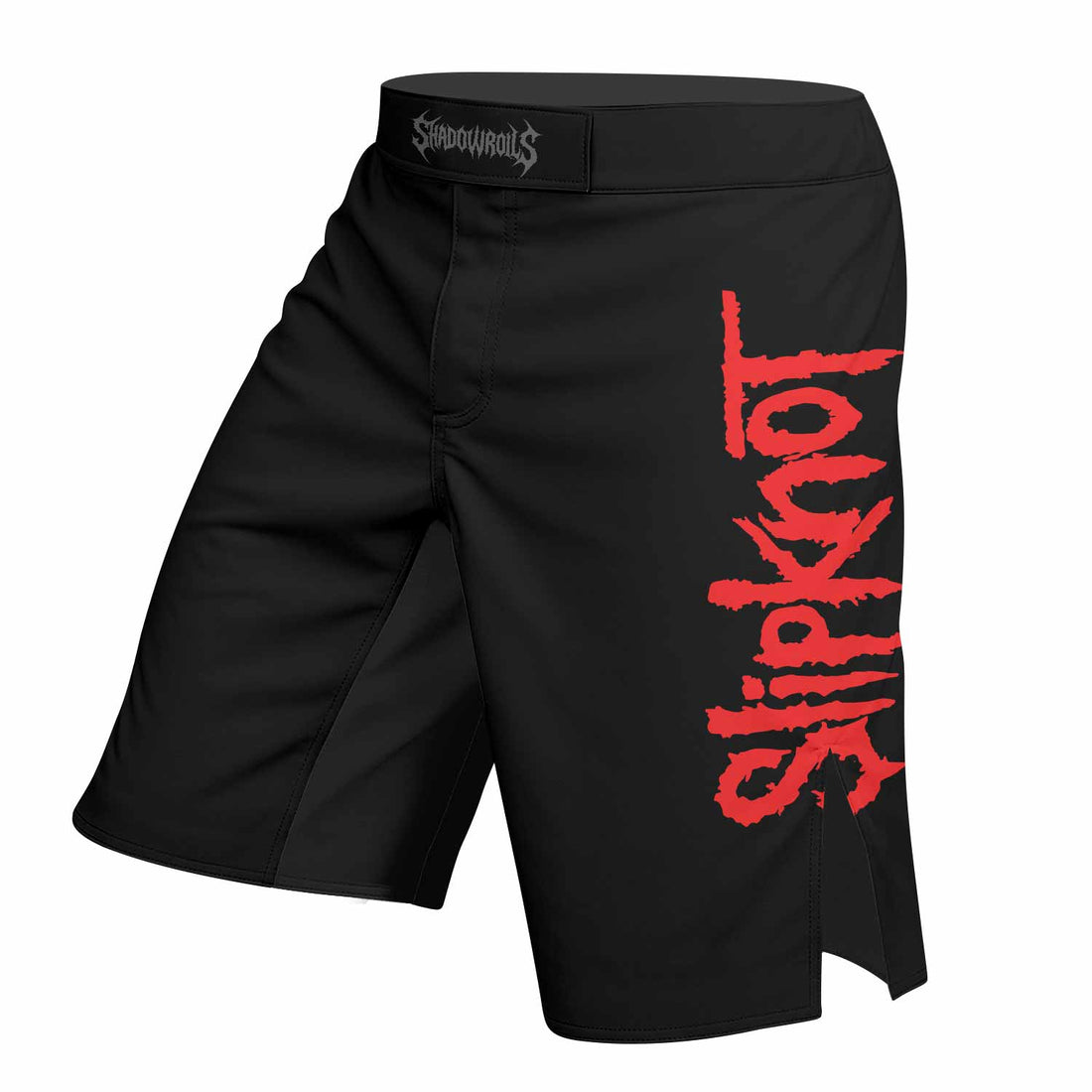Blood Ribcage Fight Shorts - right side mockup