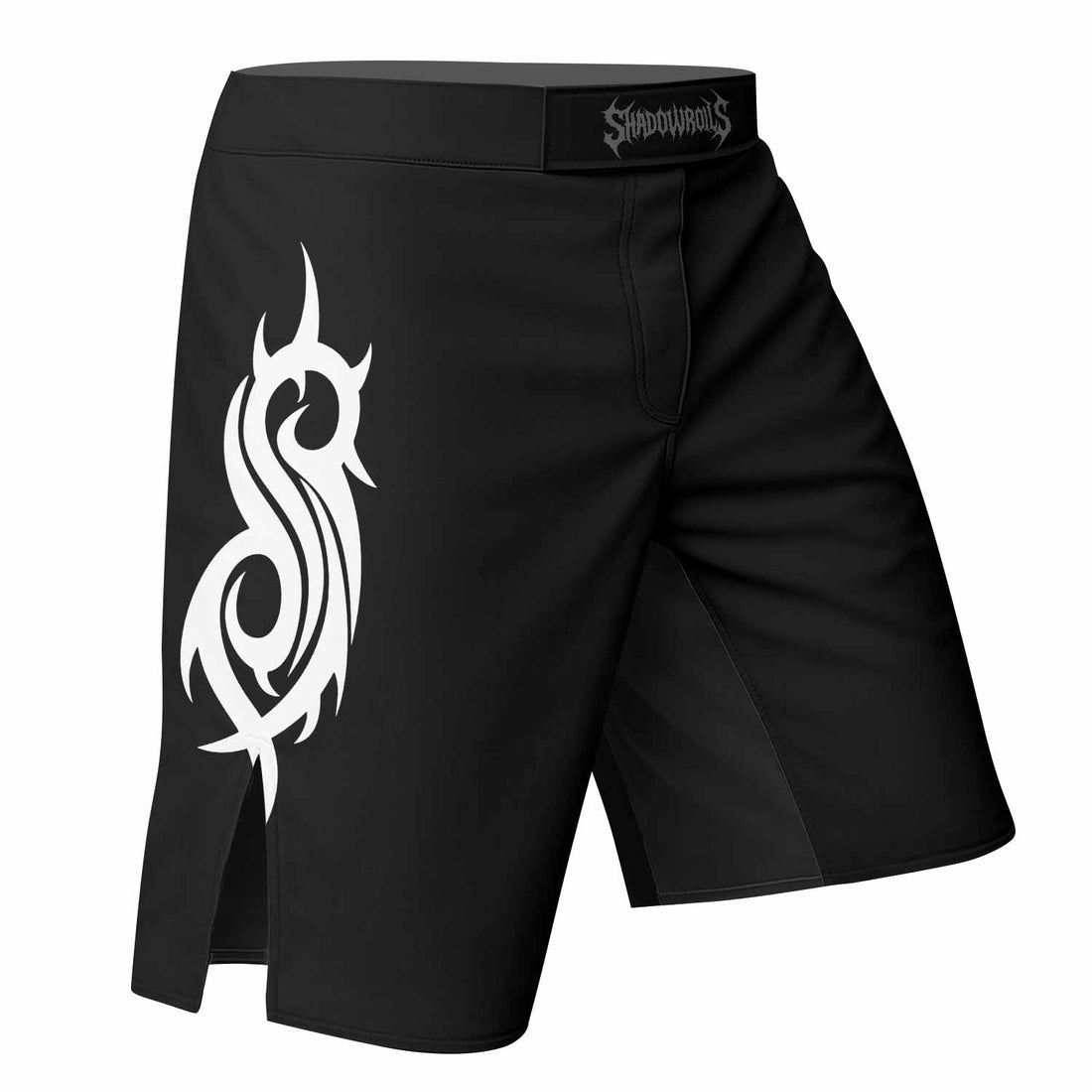 Blood Ribcage Fight Shorts - right side mockup