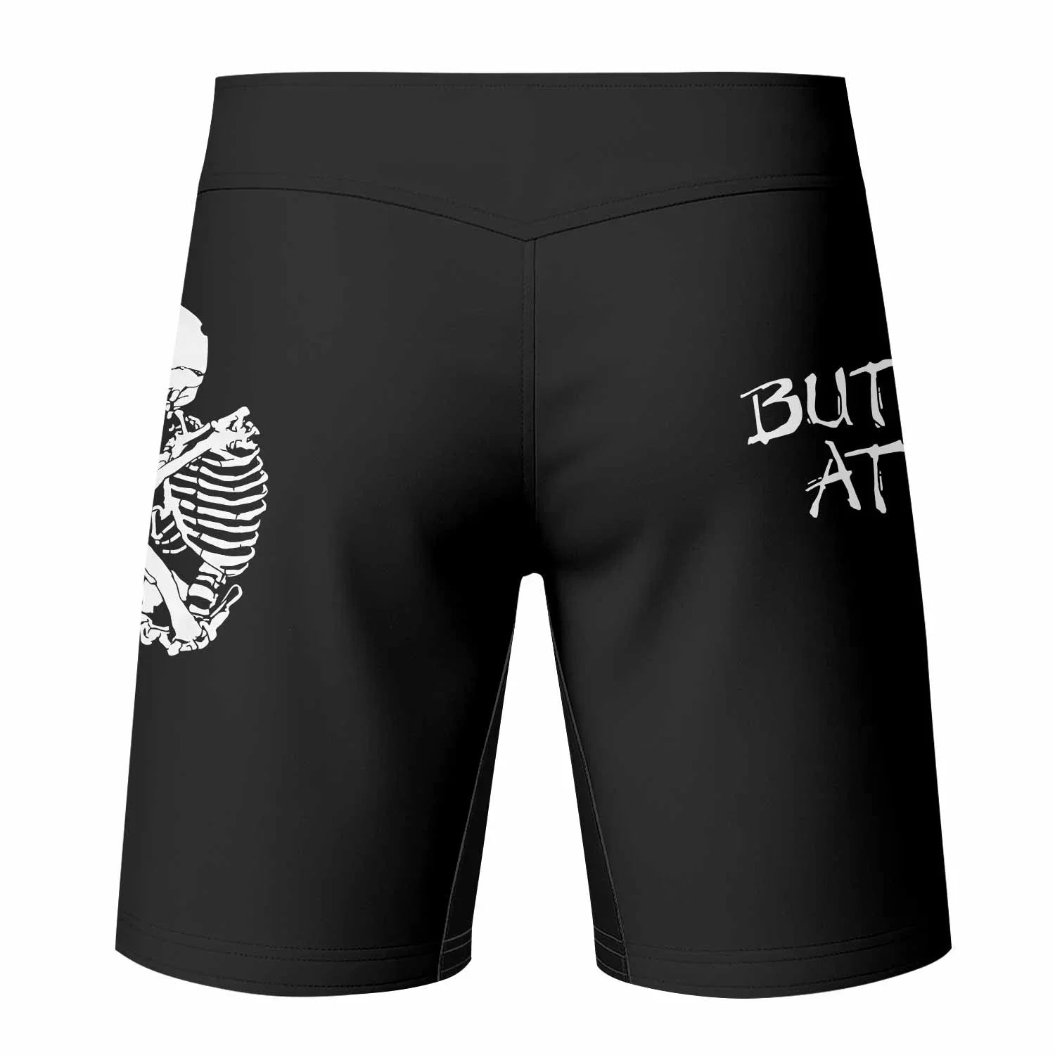 Butchered at Birth Mixed Martial Arts Shorts - back view mockup