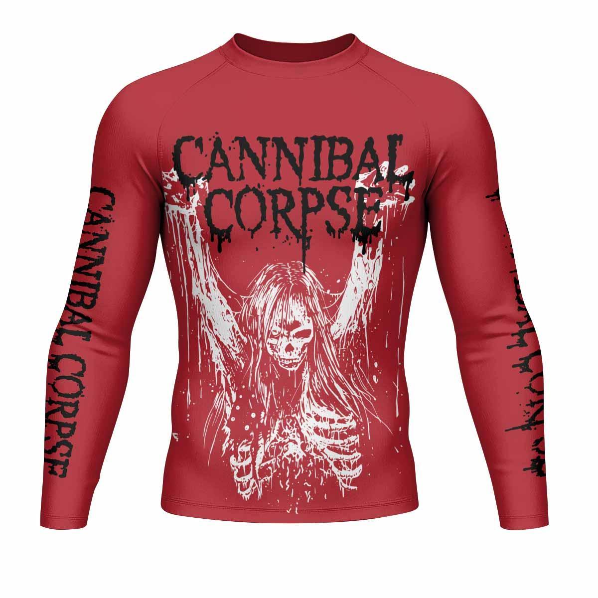 Cannibal Corpse Rash Guard – Durable MMA & BJJ Rash Guard – Shadow Rolls