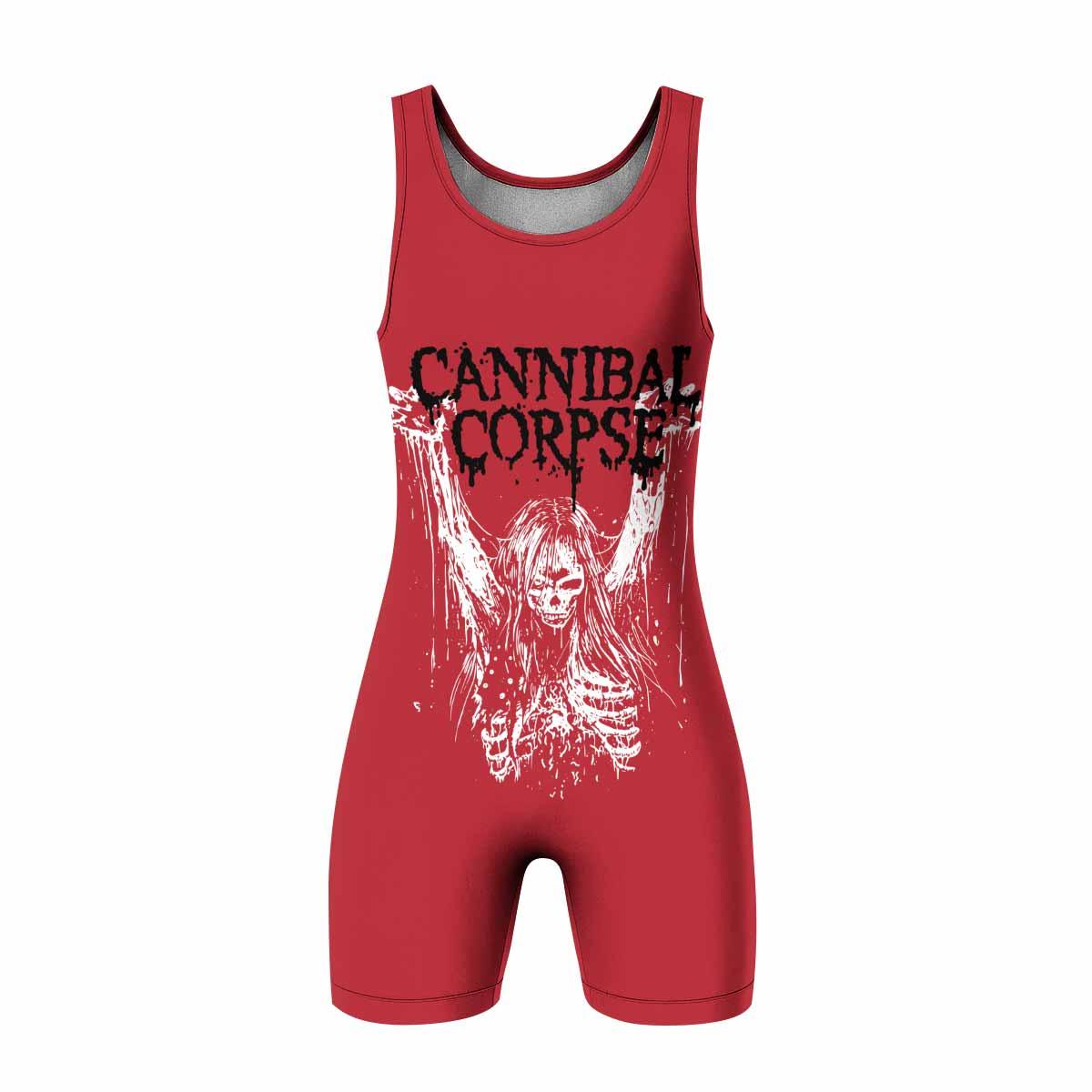 Cannibal Corpse Wrestling Singlet - front view mockup