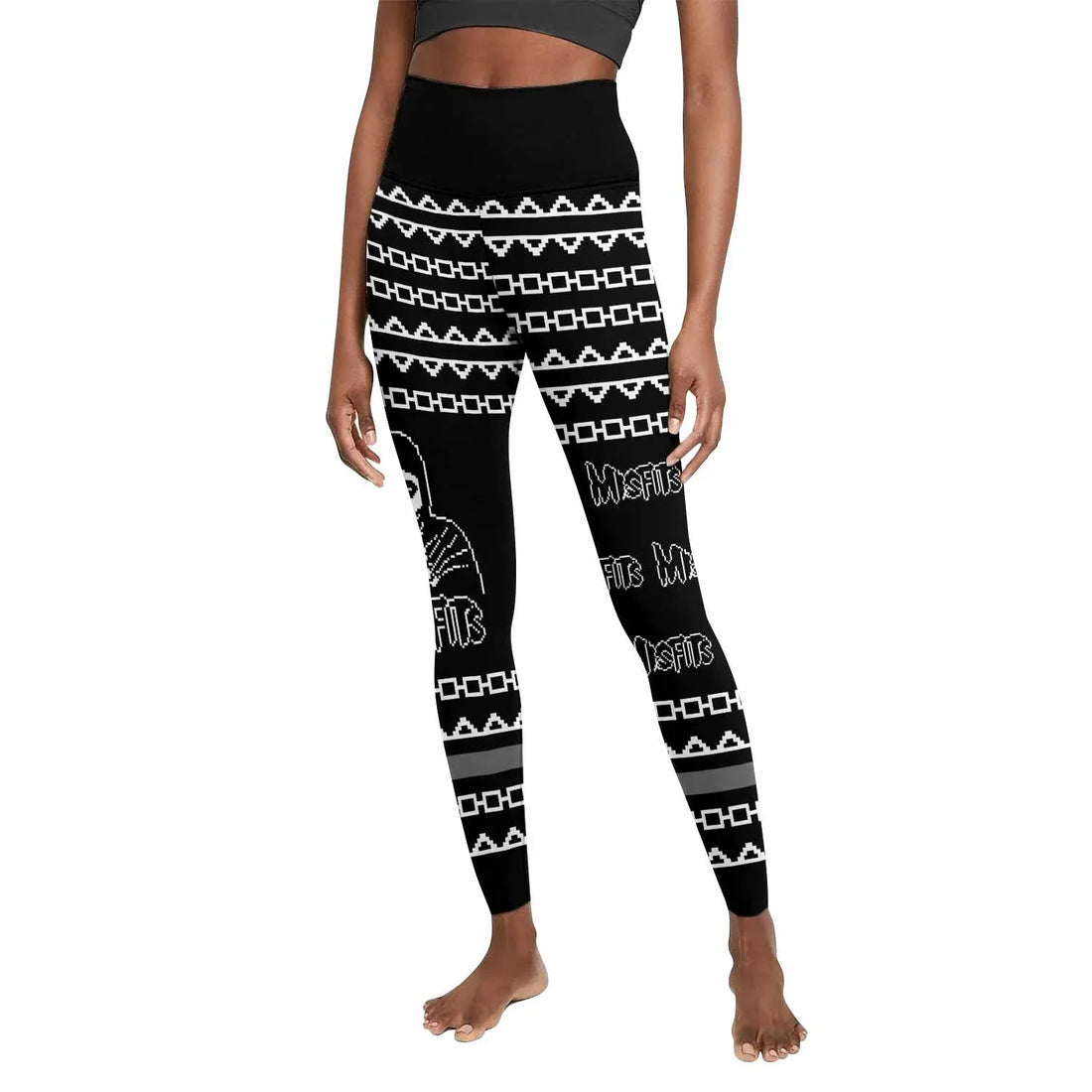 Christmas Misfits Women's Leggings - front and back view