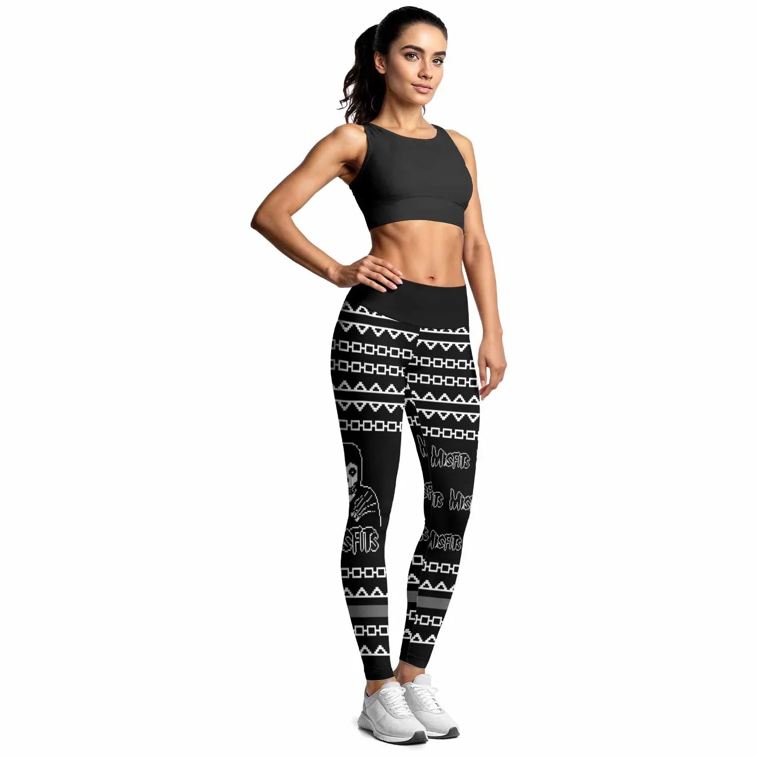 Christmas Misfits Women's Leggings - lifestyle view