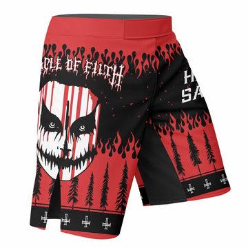Cradle of Filth Hail Santa Mixed Martial Arts Shorts - right side mockup