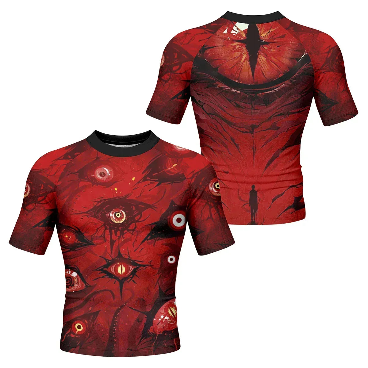 Cursed Eyes Awakening Rash Guard | Anime Rash Guard Jiu Jitsu – Shadow ...