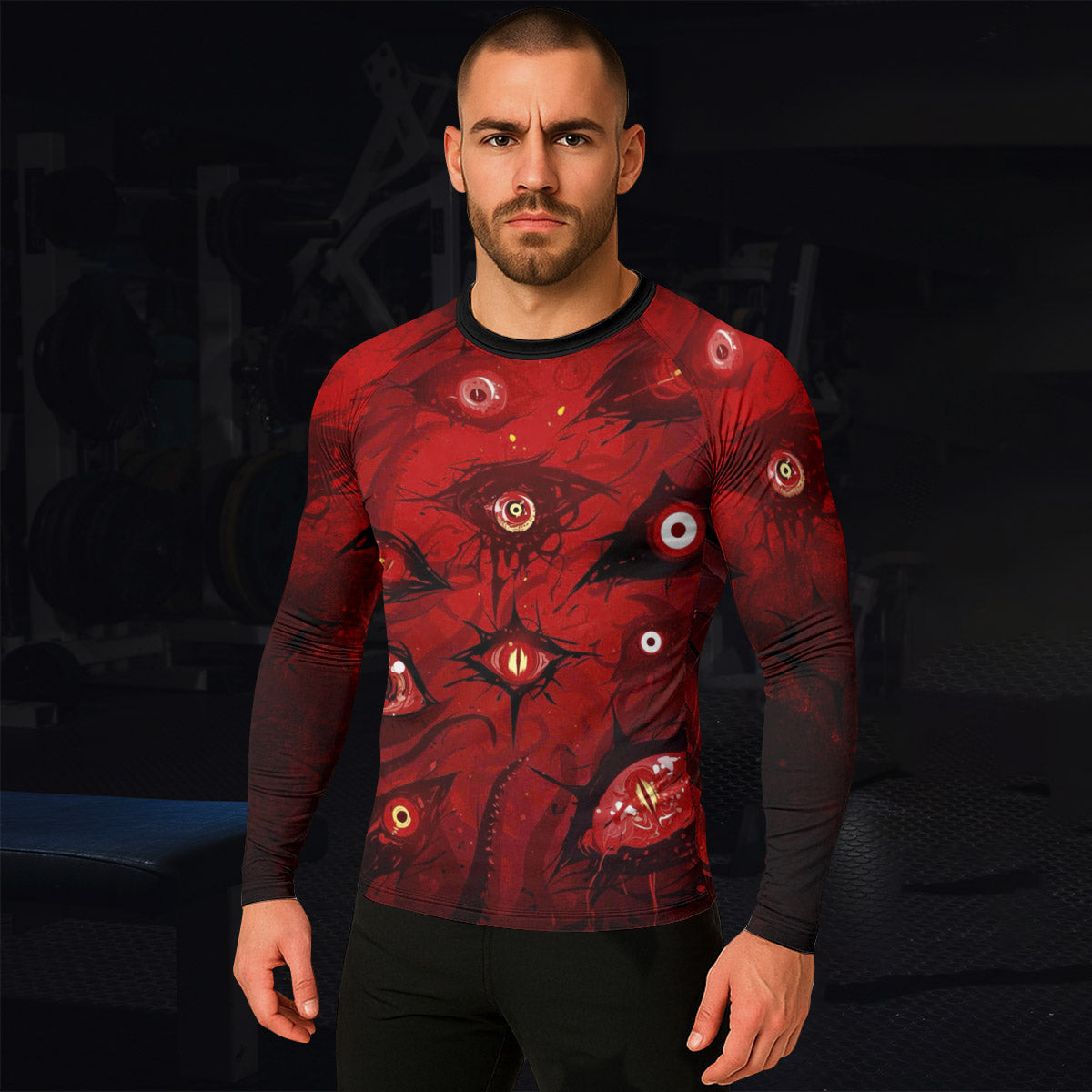 Cursed Eyes Awakening Rash Guard