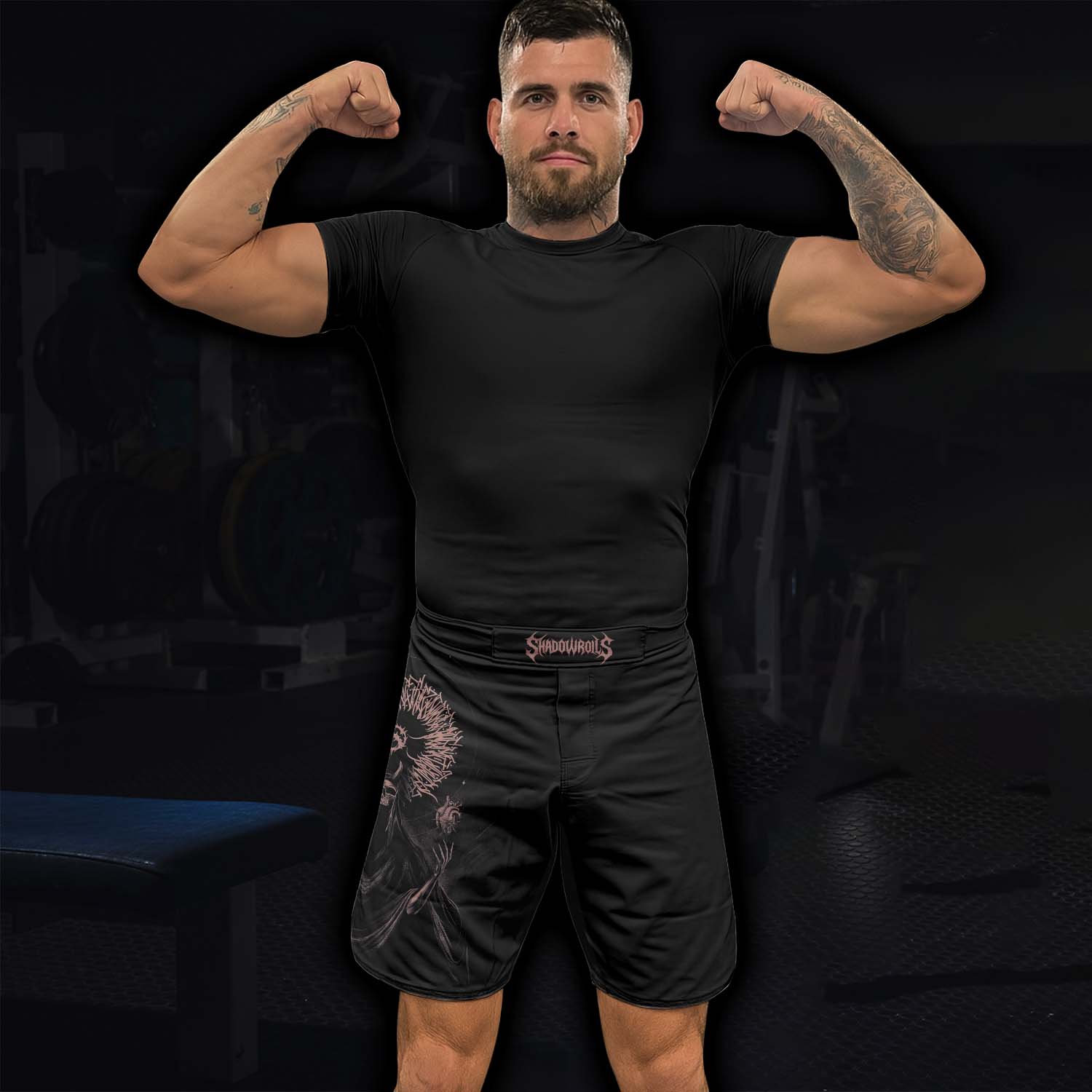 Dark Anointed Fight Shorts