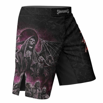 Death Army Fight Shorts – right side mockup