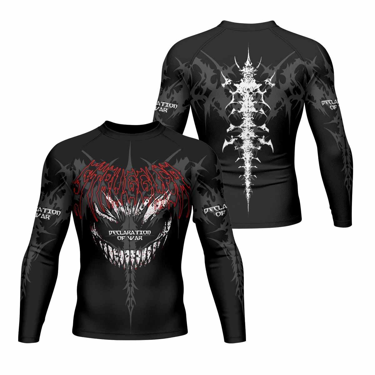 War Machine Rash Guard Declaration of War Rash Guard – Performance Rash Guard for BJJ & MMA ...
