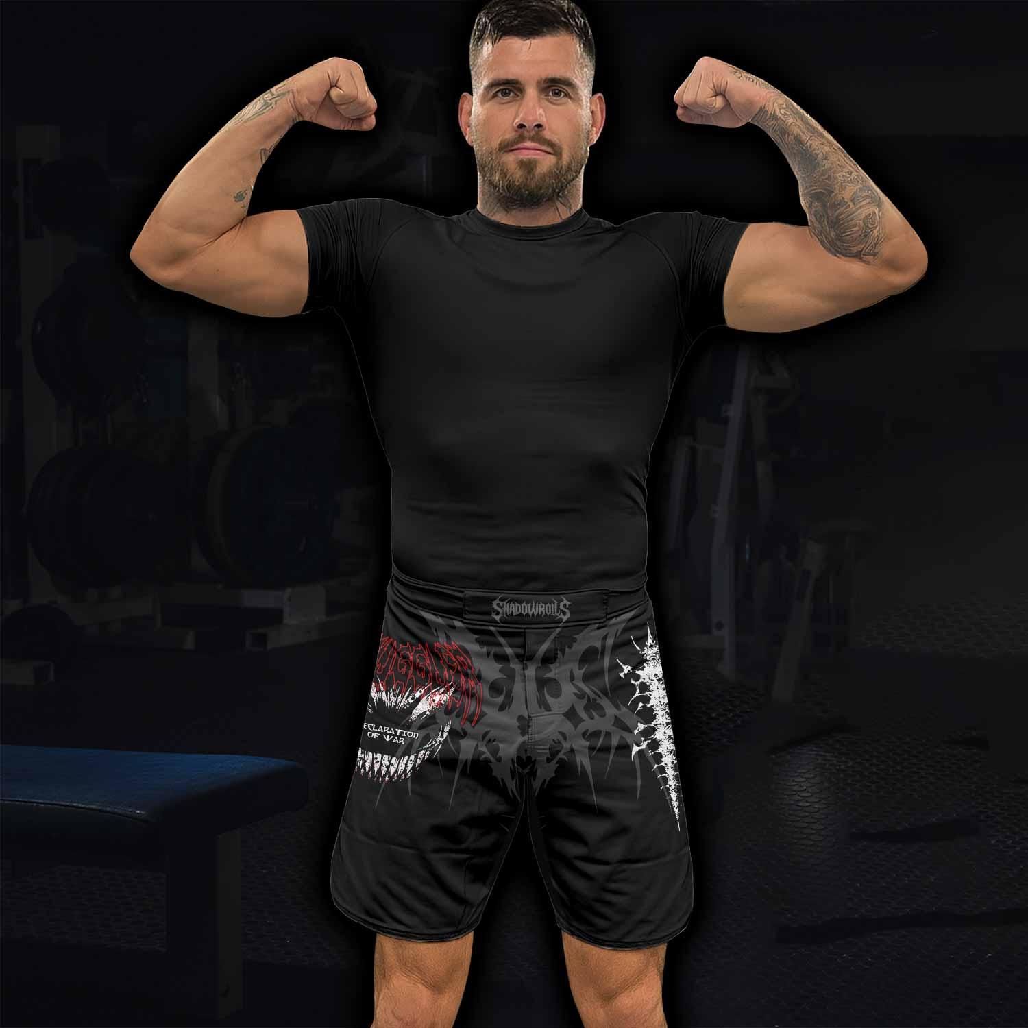 Declaration of War Mixed Martial Arts Shorts - lifestyle view