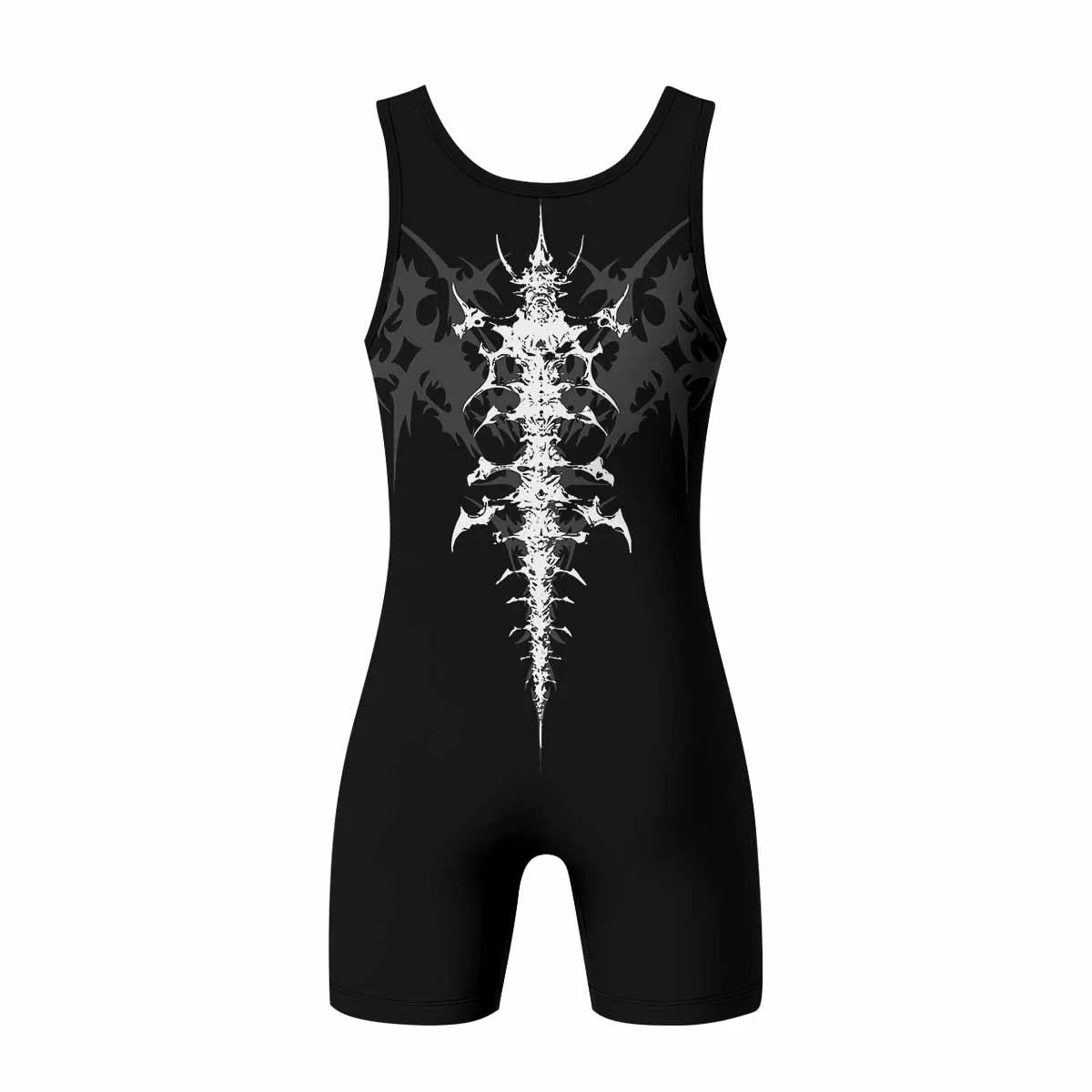 Declaration of War Wrestling Singlet - back view mockup