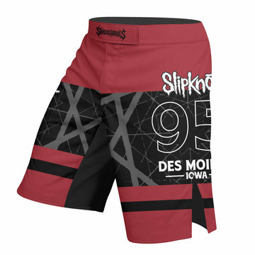 Des Moines 95 Fight Shorts - right side mockup