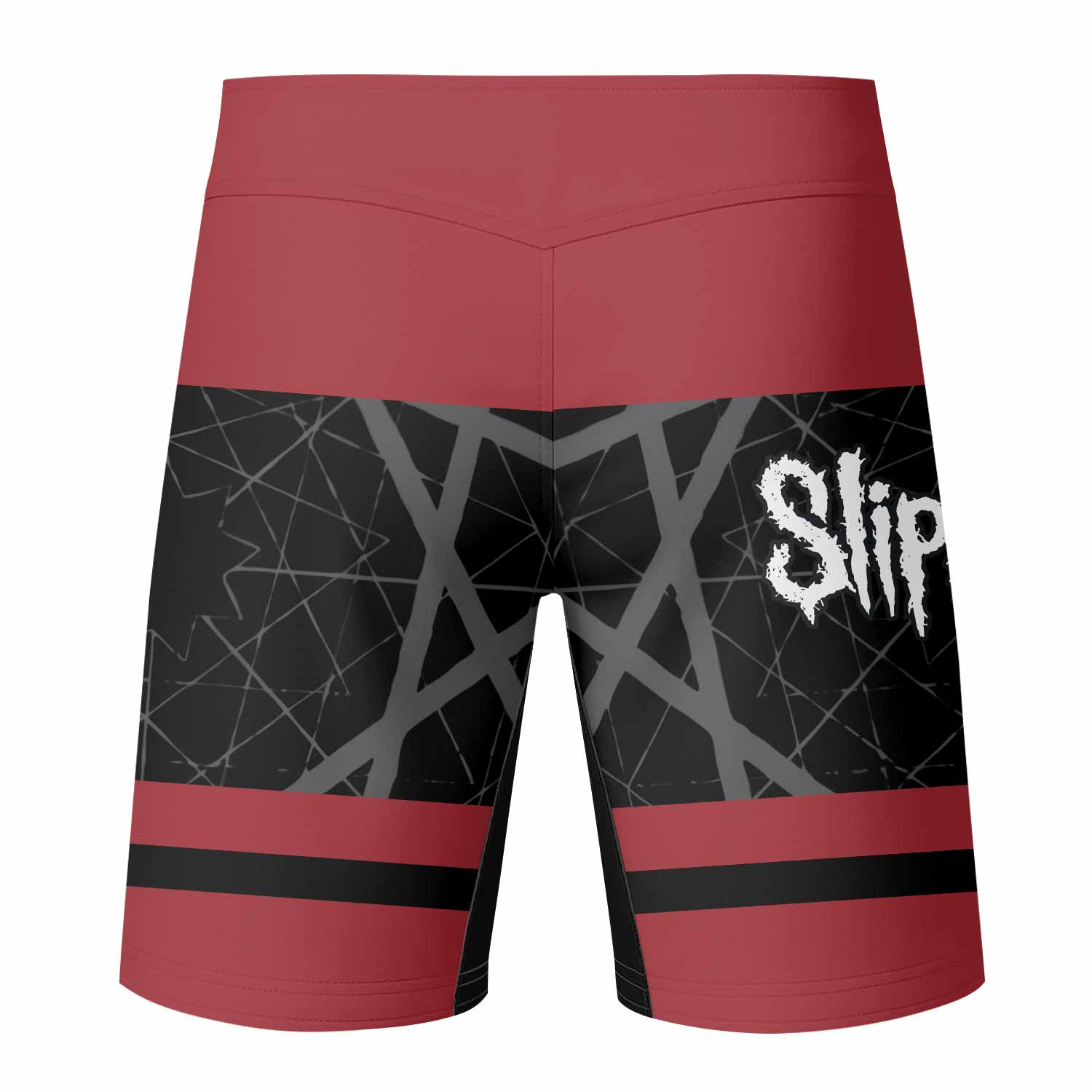 Des Moines 95 Fight Shorts - back view mockup