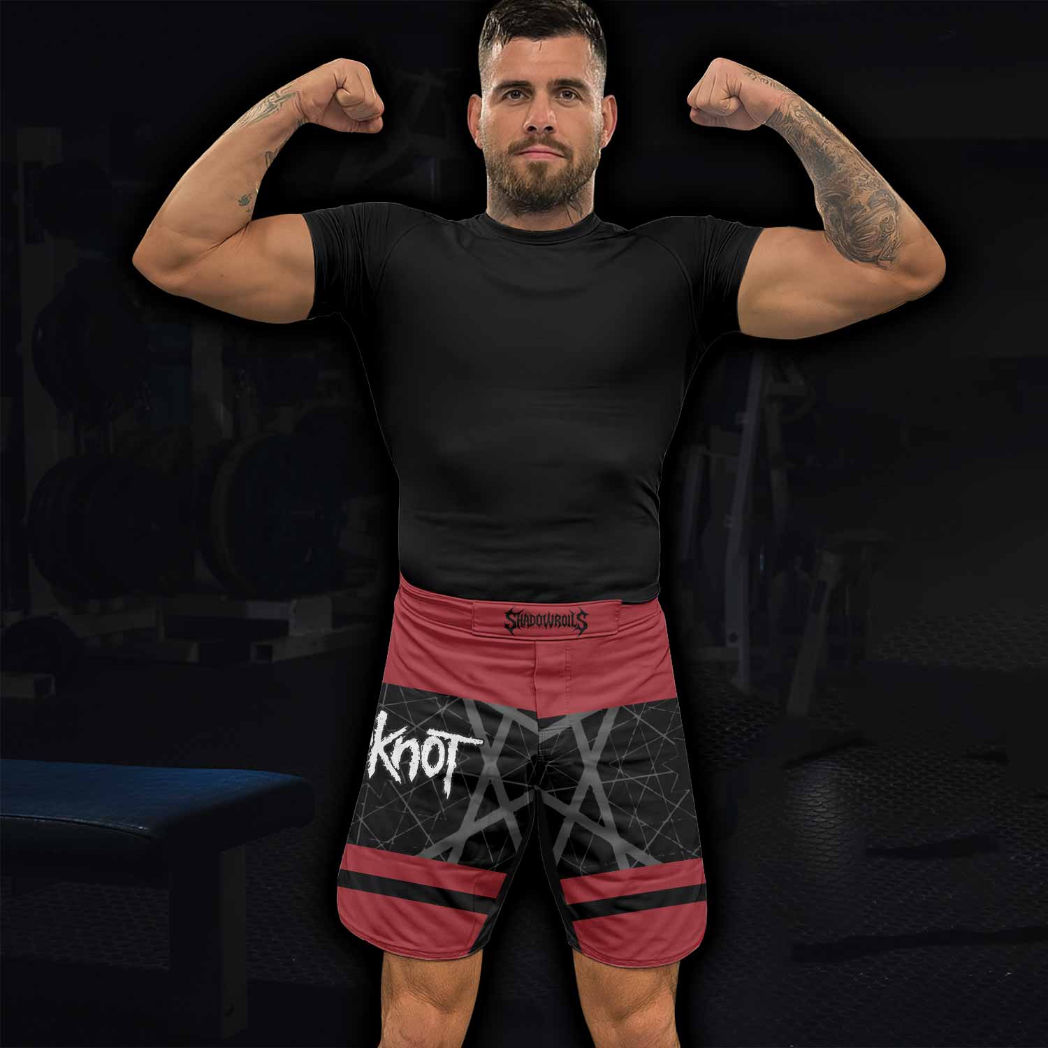 Des Moines 95 Fight Shorts - lifestyle view