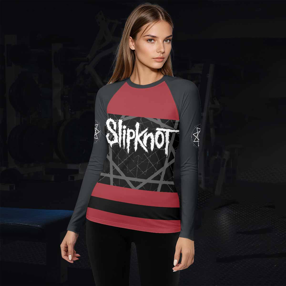 Des Moines 95 Women's Rash Guard Long Sleeve - lifestyle view