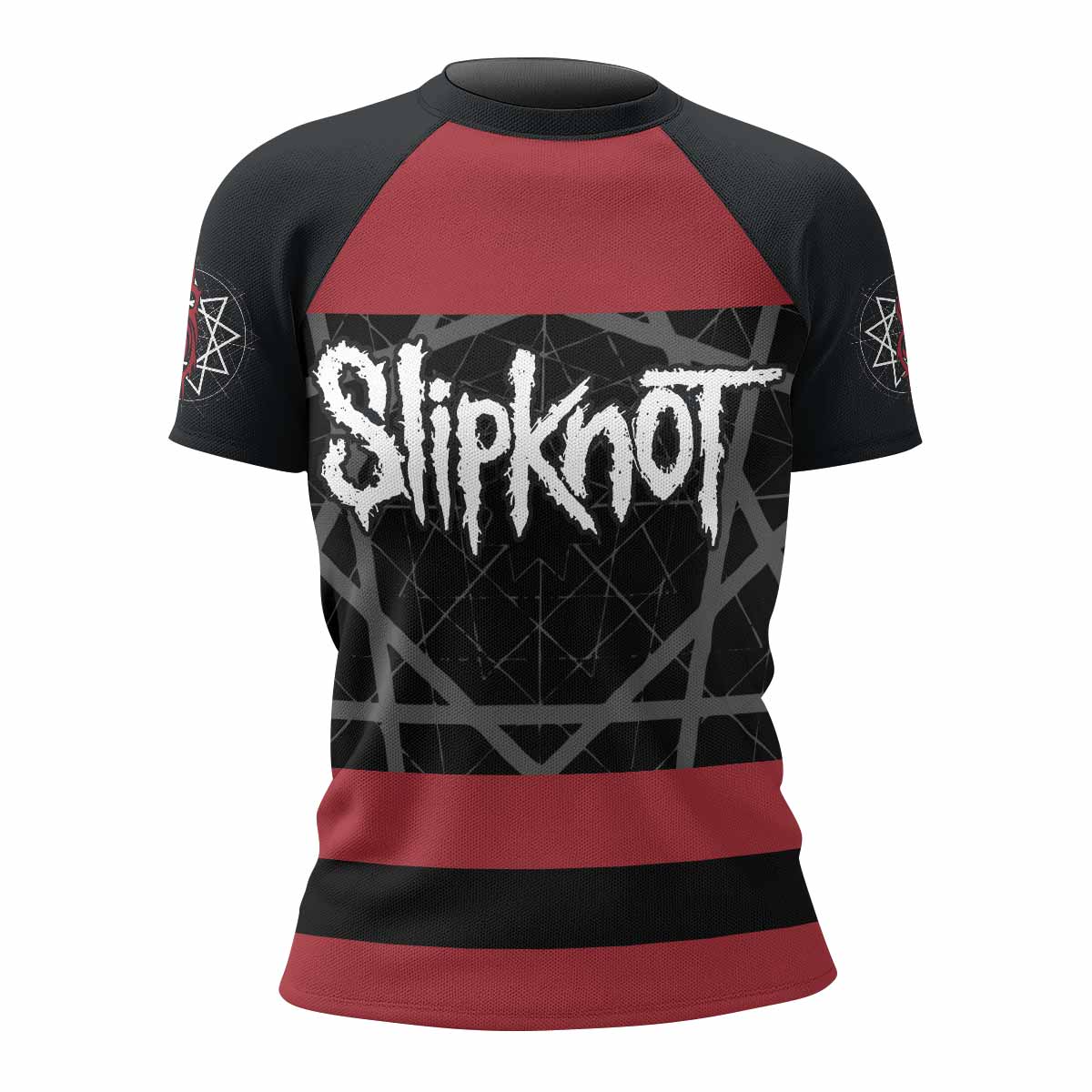 Des Moines 95 Women's Rash Guard Short Sleeve - front view mockup 