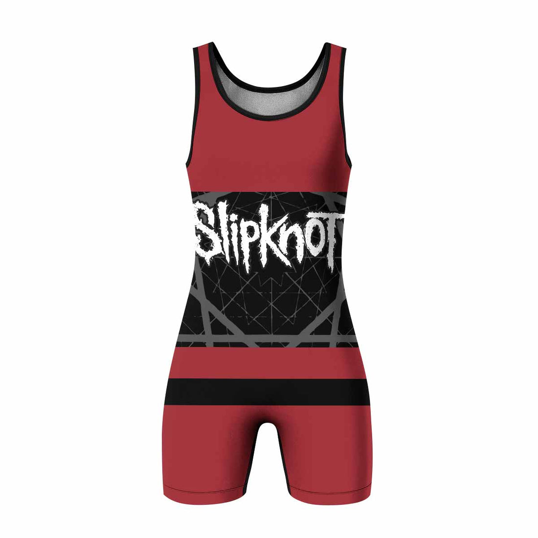 Des Moines 95 Wrestling Singlet - front and back view