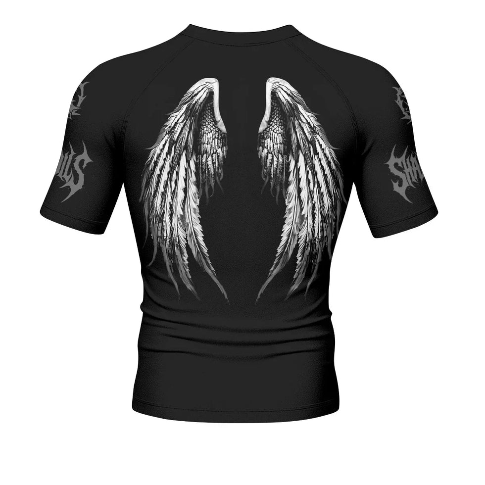 Fall of Icarus Rash Guard | Compression Rash Guard for BJJ & MMA ...