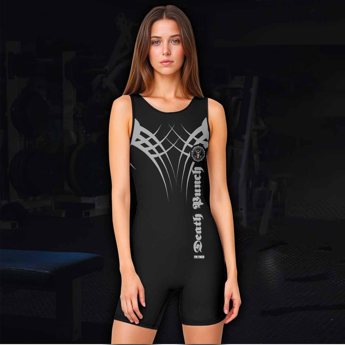 Five Finger Death Punch Wrestling Singlet - women's lifestyle view