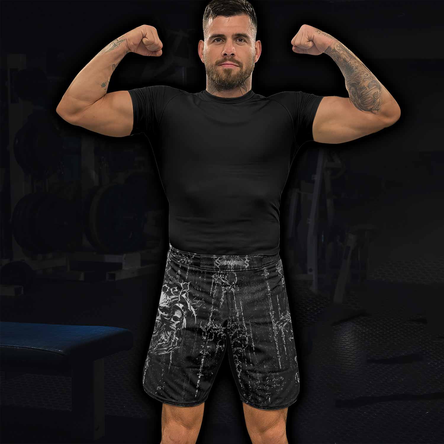 Hellborn Wrath Fight Shorts - lifestyle view