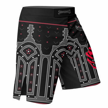 Hell's Gate Mixed Martial Arts Shorts - right side mockup