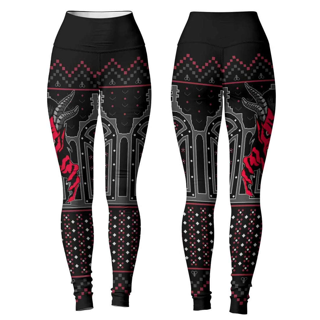 Hell's Gate Women's Leggings - front and back view