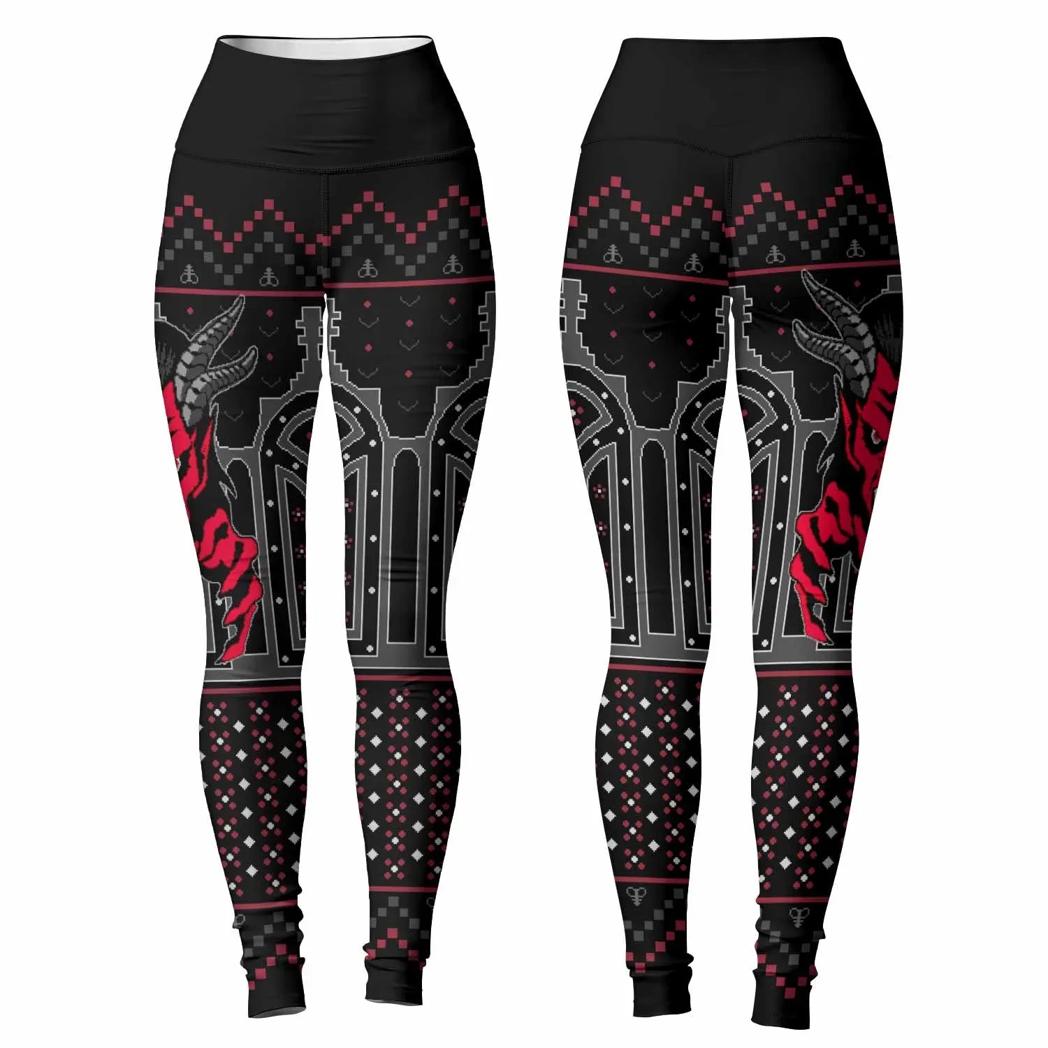 Hell's Gate Women's Leggings - front and back view