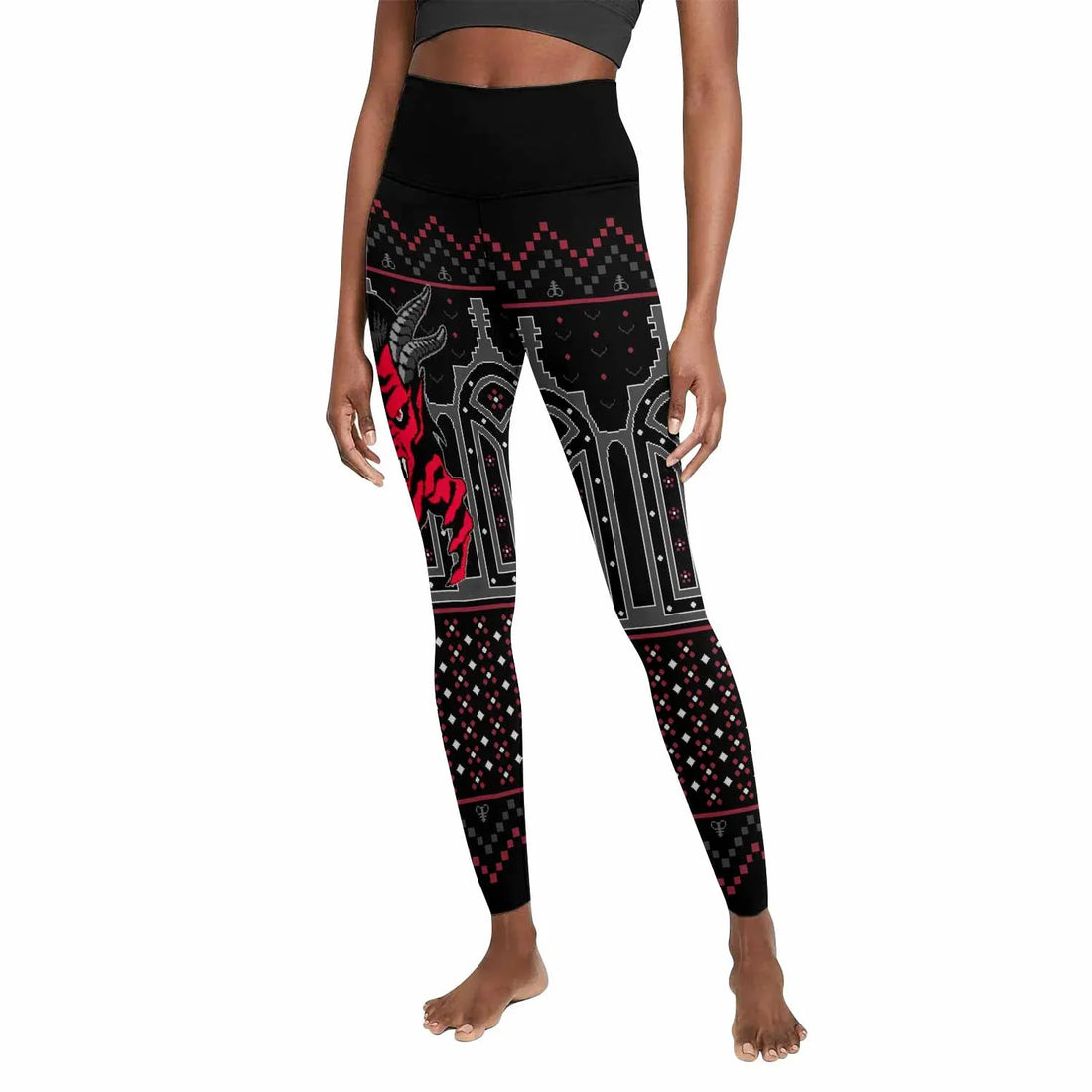 Hell's Gate Women's Leggings - front and back view