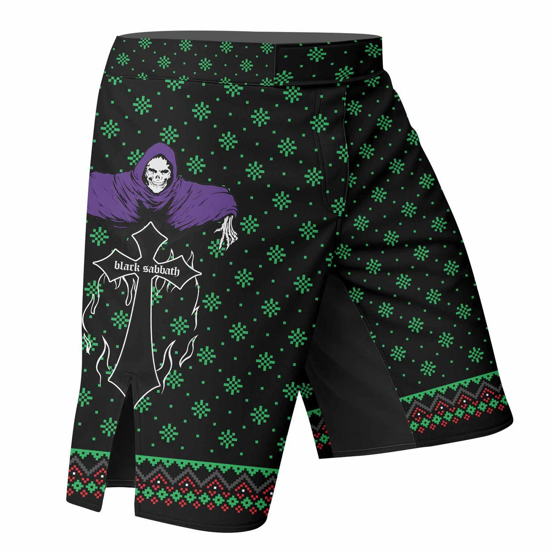 Holidays Bloody Holidays Mixed Martial Arts Shorts - right side mockup