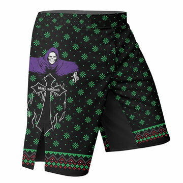 Holidays Bloody Holidays Mixed Martial Arts Shorts - right side mockup