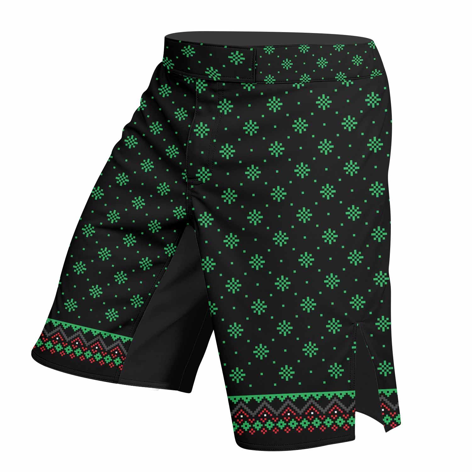 Holidays Bloody Holidays Mixed Martial Arts Shorts - left side mockup
